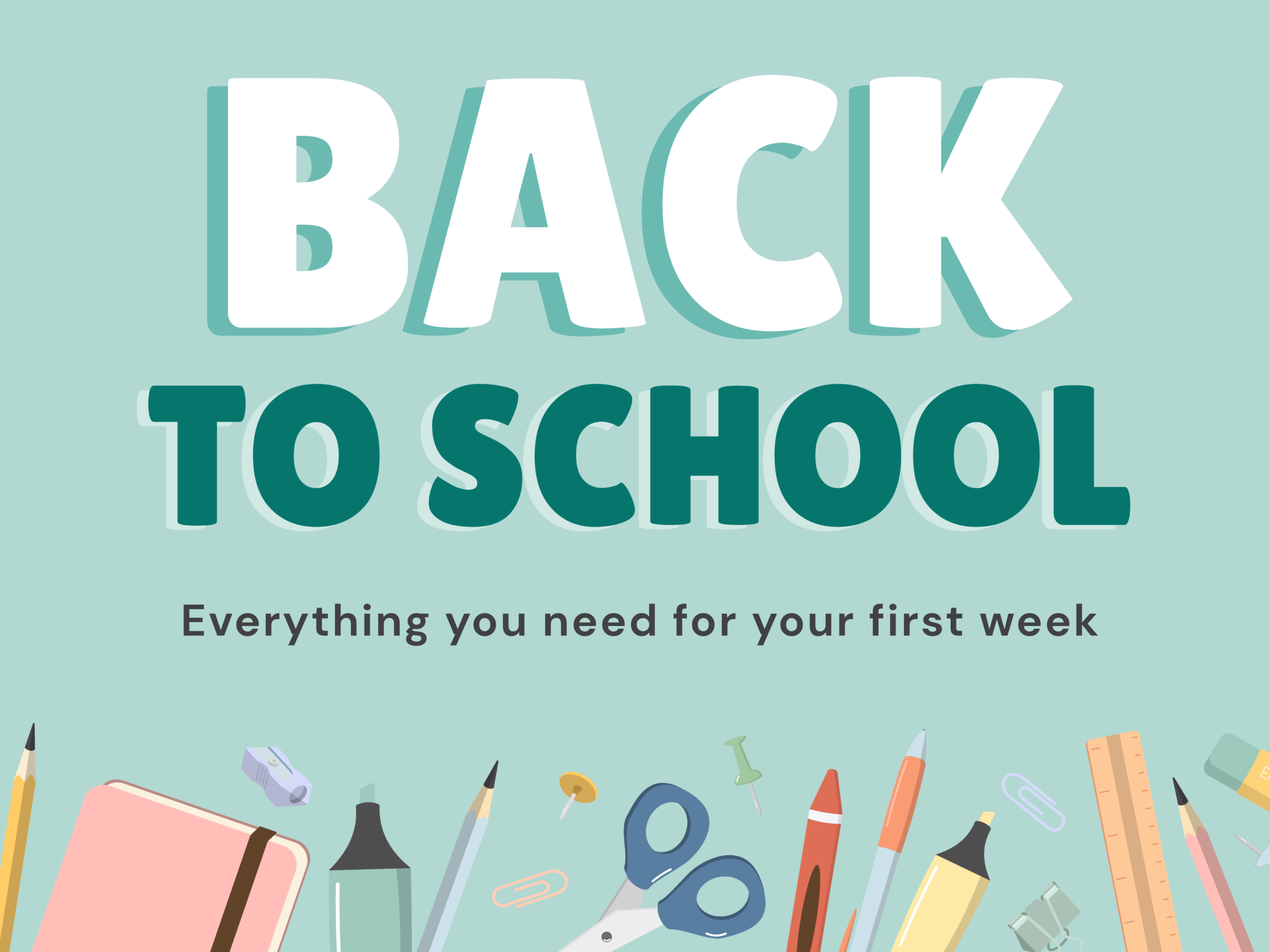 First week of school math essentials.